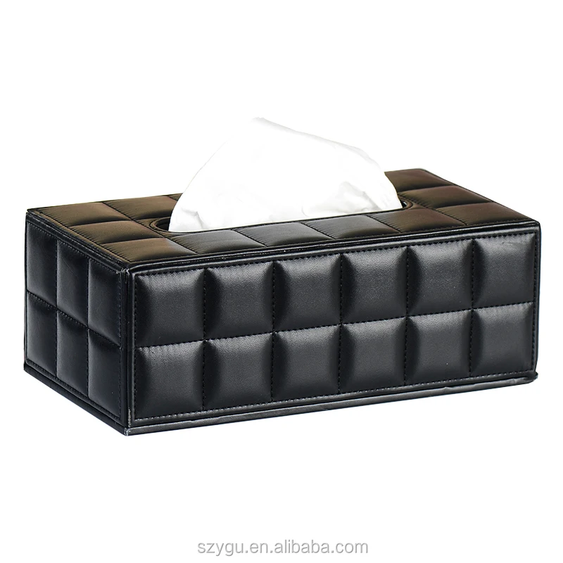 

PU Leather Tissue Box Luxury Tissue Box For Home Hotel
