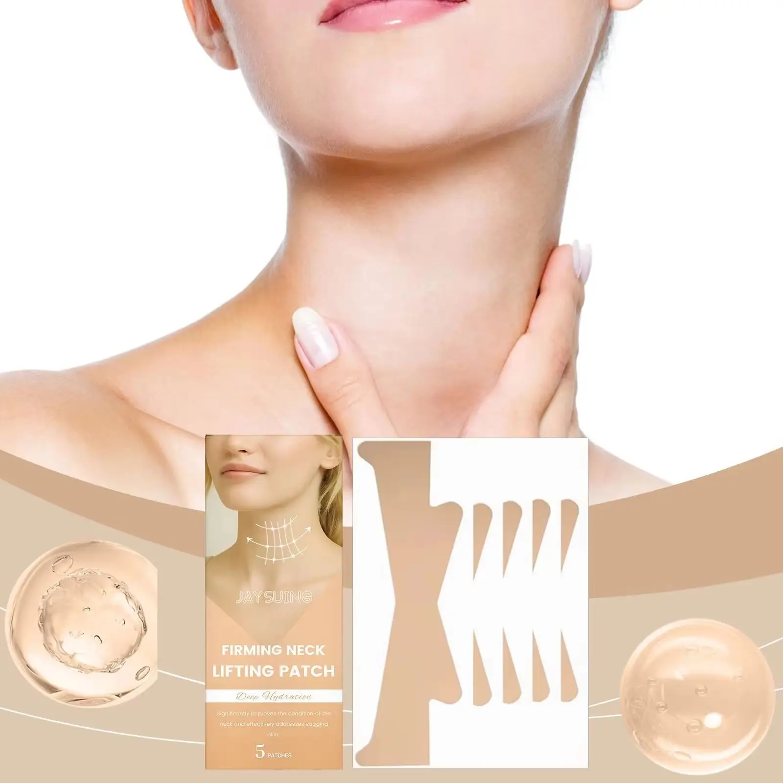 

Neck Wrinkle Pads Sagging Skin Lifting Firming Tighten Boosting Elasticity Hyaluronic Acid Anti-Aging Patches Deep Collagen Mask