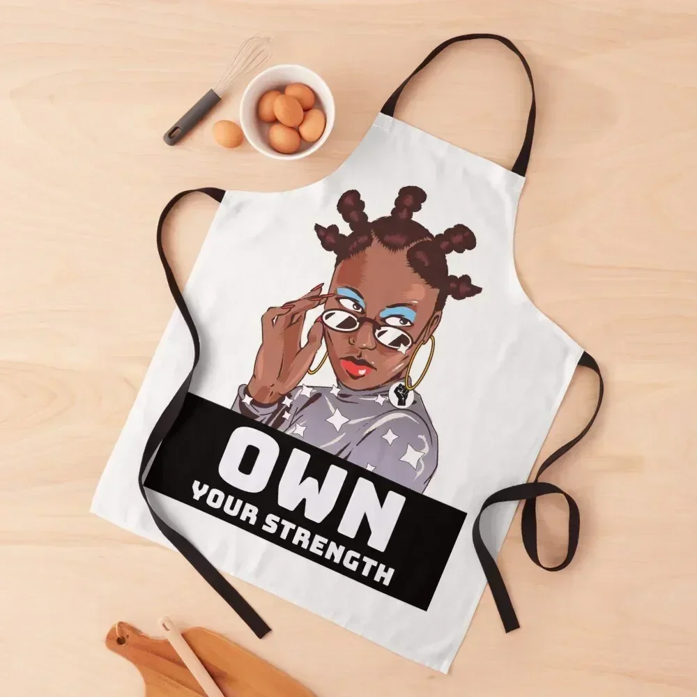 

Own your Strength Apron nail tech supplies Customizable Woman Kitchens For Men Kitchen Apras Man Apron