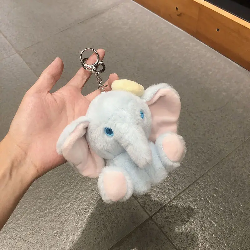 new Creative fragrance cute big ears baby elephant keychanin pendant accessories stuffed  soft birthday christmase fashion gift