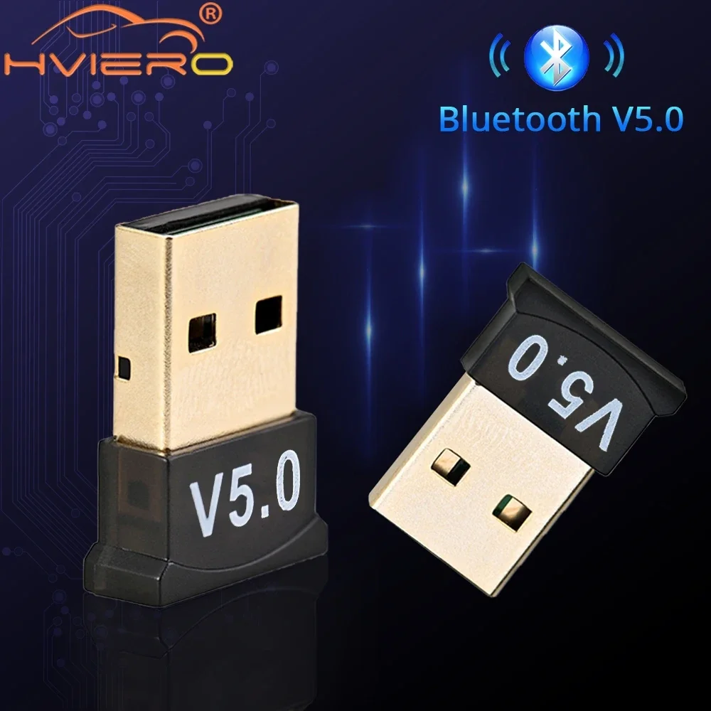 

1PCS USB Bluetooth 5.0 Car Electronics Adapter Transmitter Btooth Receiver Audio Dongle Wireless Computers PC Laptops Universal