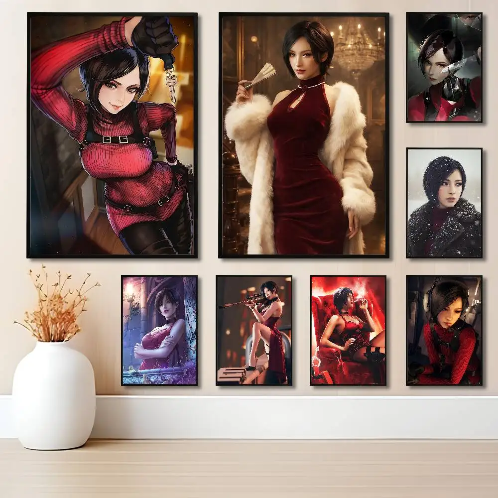 

Ada Wong R-Resident E-Evil Poster Waterproof HD Wall Art Decal Self-Adhesive Aesthetic Decor For Home Living