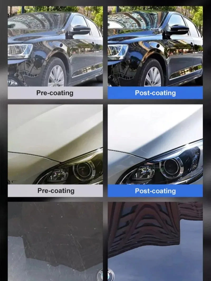 Revêtement de verre automatique, couche hydrophobe, agent de pulvérisation, peinture de polissage, dissolvant de réparation des rayures, protection
