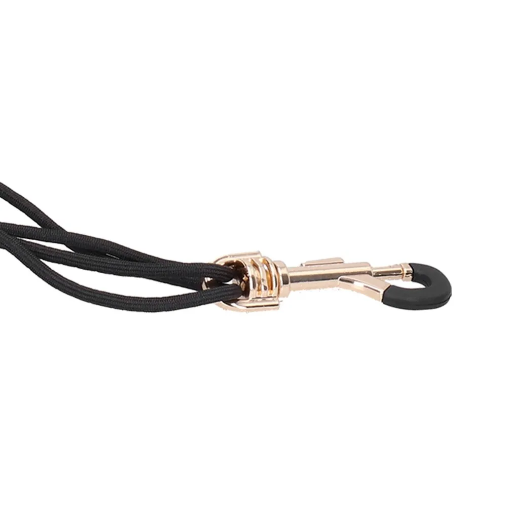 Black Saxophone Neck Strap​ ​Leather ​Adjustable Length​ ​Saxophone Shoulder Strap ​Double Shoulder ​Sax Harness Strap​
