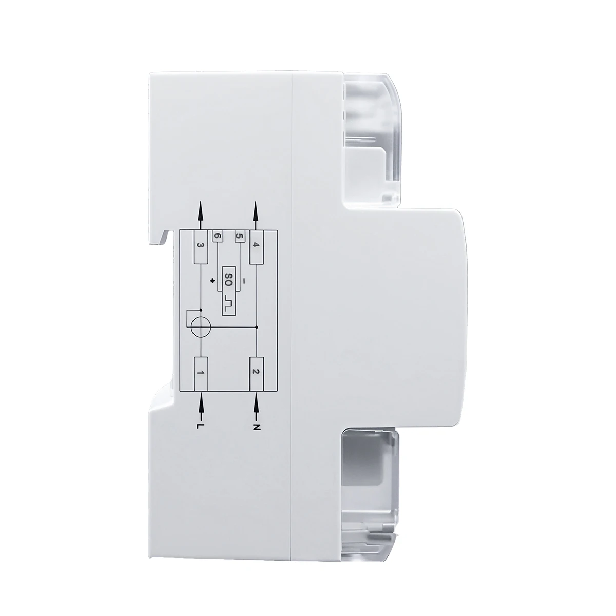 TOMZN 65A 100A 230V 50Hz 60Hz Voltage Current Positive Reverse Active Reactive Power Single Phase kWh Watt Hour Energy Meter