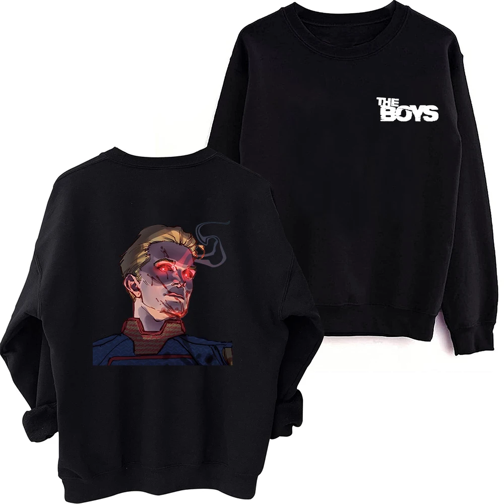 

The Boys HomeLander Combat Mode(C) Sweatshirt Harajuku Round Neck Long Sleeve Oversized Hoodie Fans Gift