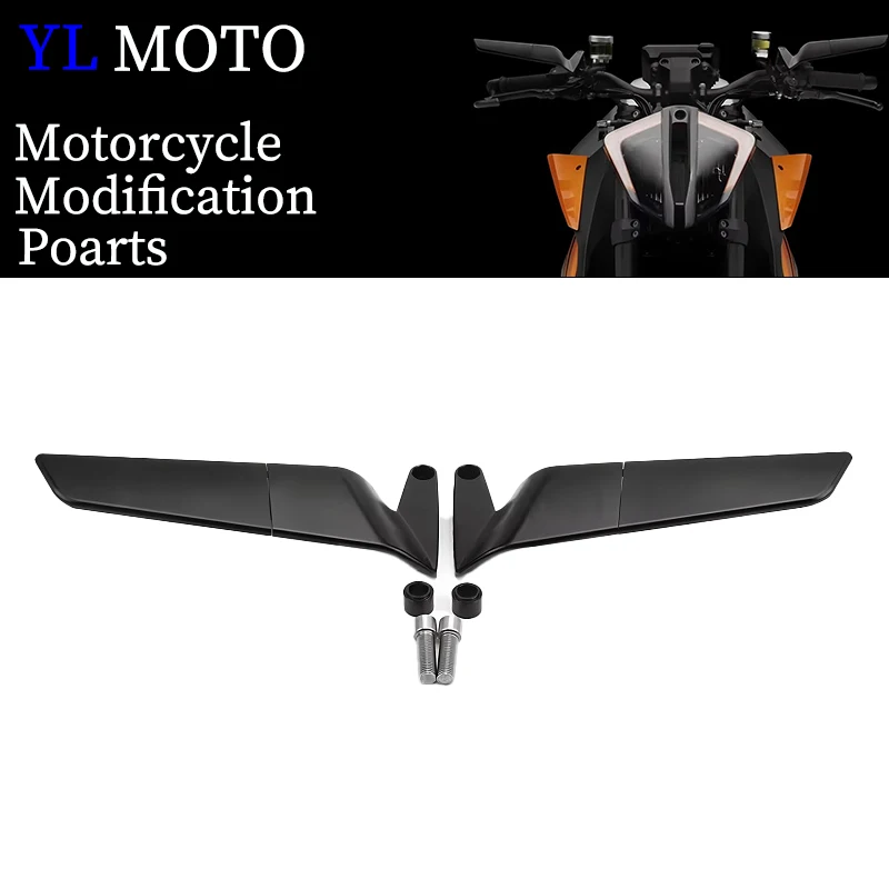 

Motorcycle Wing Mirrors Rearview Rotating NEW Rearview Side Mirror For DUKE 390 690 DUKE 790 890 990 SUPER DUKE 1290R DUKE1390