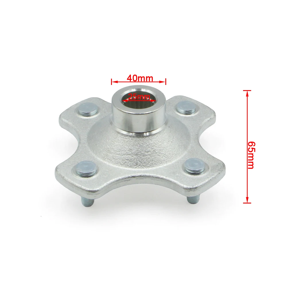 110mm 24T M10*4 Studs Rear Axle Wheel Hub For 150cc 200cc 250cc 300cc ATV Go Kart UTV Buggy Golf Cart Quad Bike Replacement Part