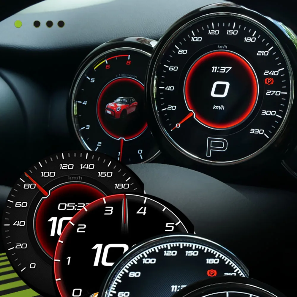 Digital Tachometer Instrument Gauge Cluster For BMW Mini Cooper 2007-2023 R56 R55 R57 F55 F56 F57 Speedometer Dashboard Panel
