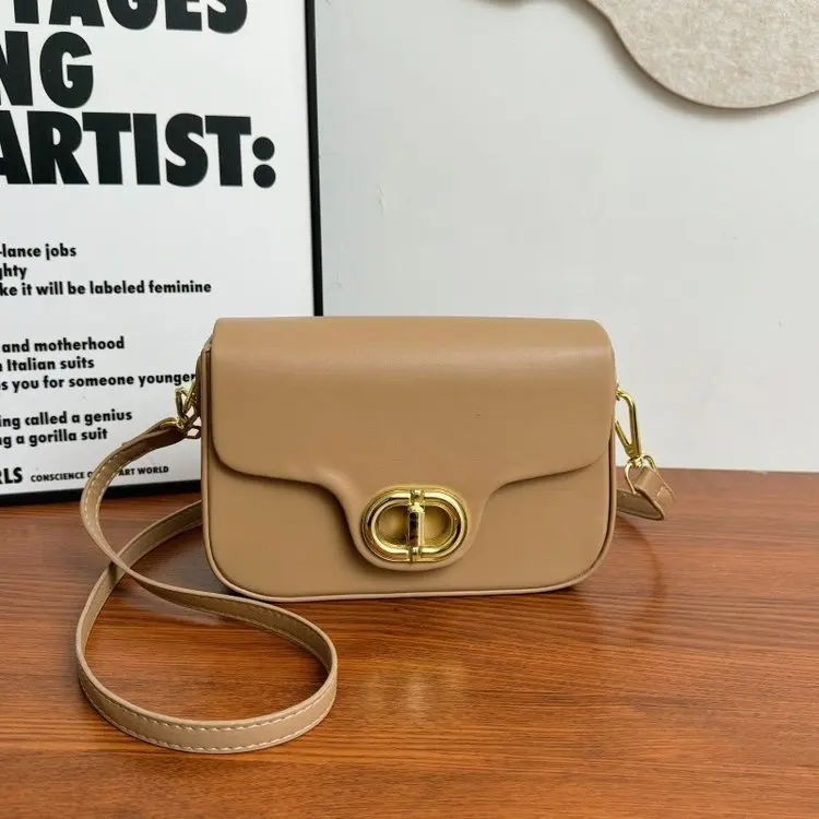 

New Women's Korean Style Shoulder Crossbody Bag - Fashion PU Small Square Purse, Trendy Underarm & Versatile Daily Wear