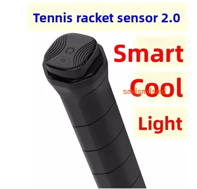 Intelligent tennis racket sensor single swing induction serve speed measurement motion recognition training tracking analysis