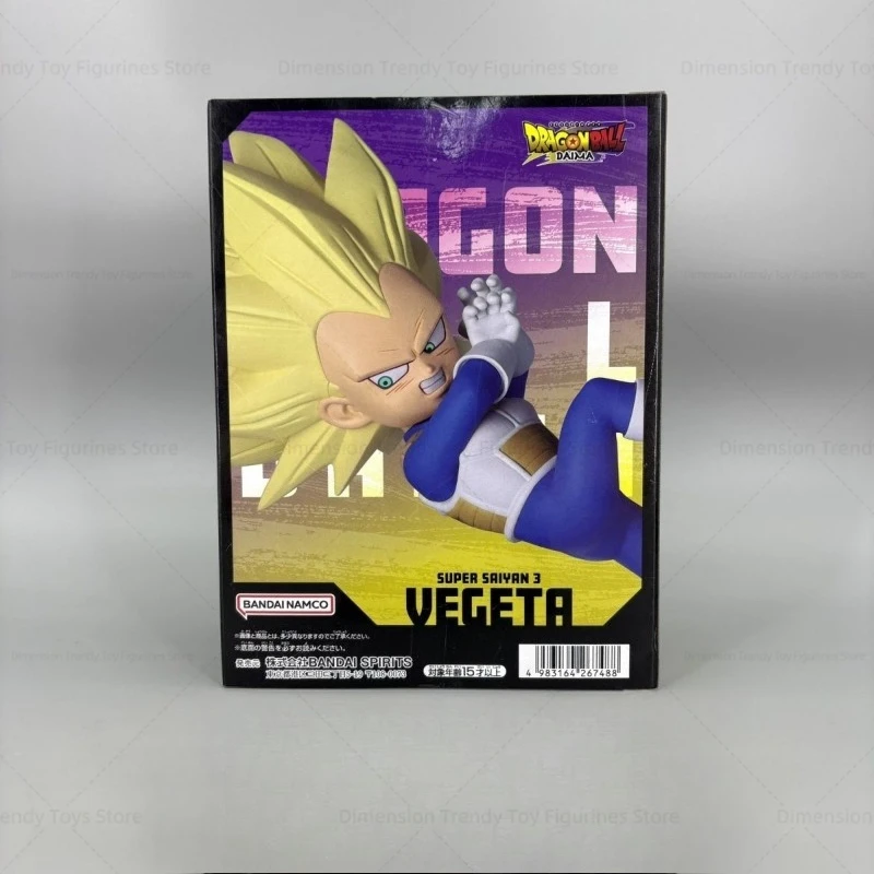 BANDAI ในสต็อก Banpresto DAIMA Anime Dragon Ball SUPER SAIYAN3 Vegeta Piccolo Action Figures ของเล่นของขวัญ DT