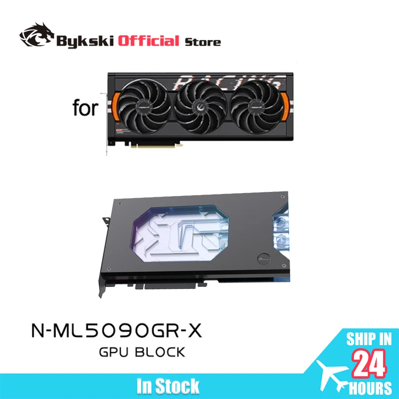 Bykski GPU Block Use for Manli RTX5090 OC Gallardo / ZOTAC RTX5090 SOLID OC Graphics Card Water Cooling Radiator N-ML5090GR-X