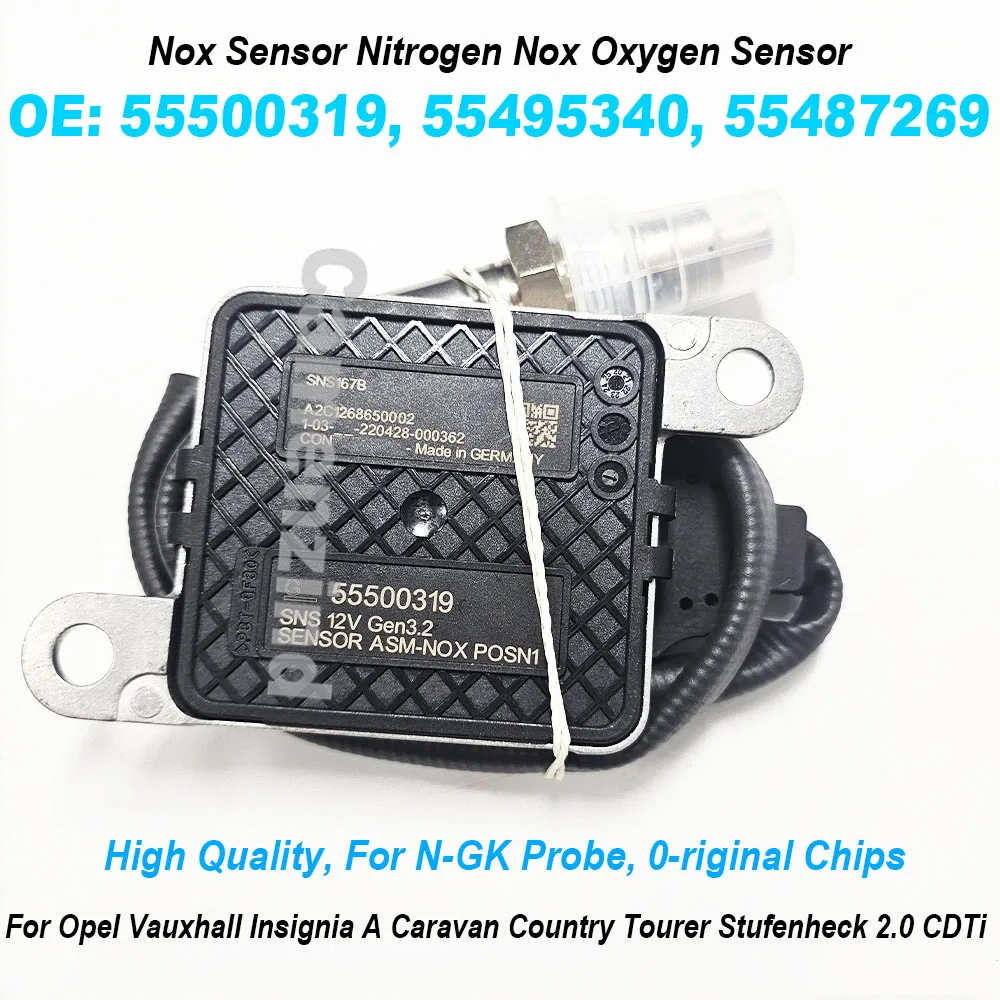

55500319 55495340 55487269 Датчик азота и кислорода Nox для Opel Vauxhall Insignia A Caravan Country Tourer 2,0 CDTI B20DTH 170 л.с.