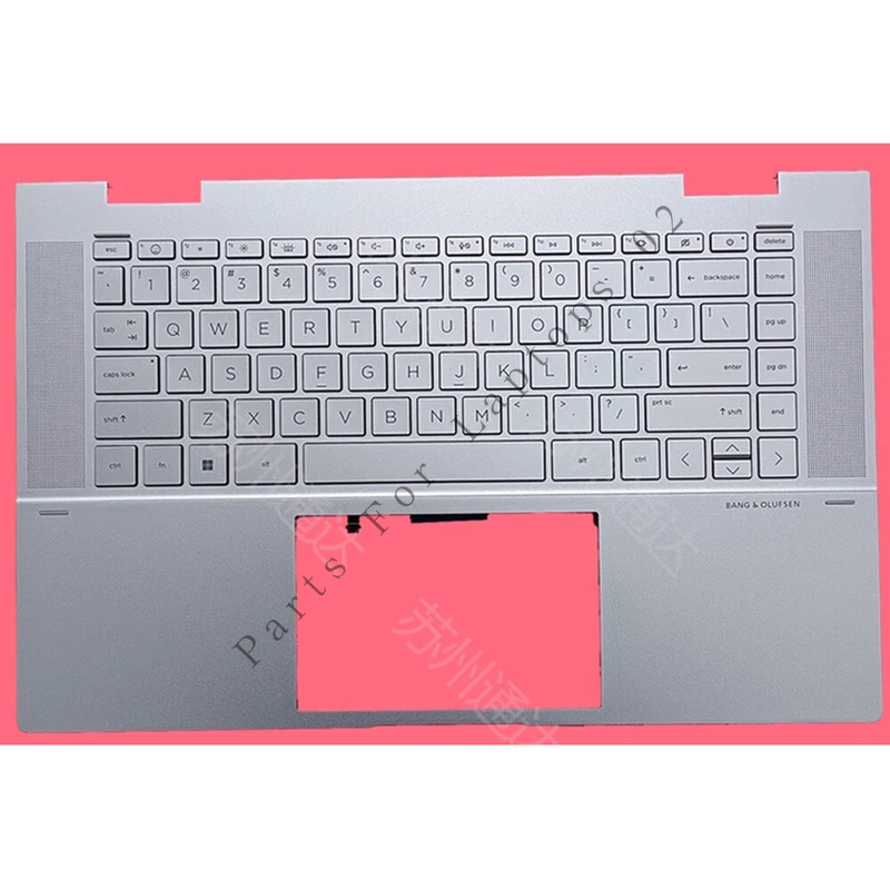 

pp For HP Envy 15-EW 15-EY Laptop Keyboard Palmrest with Backlit Silver N09669-001