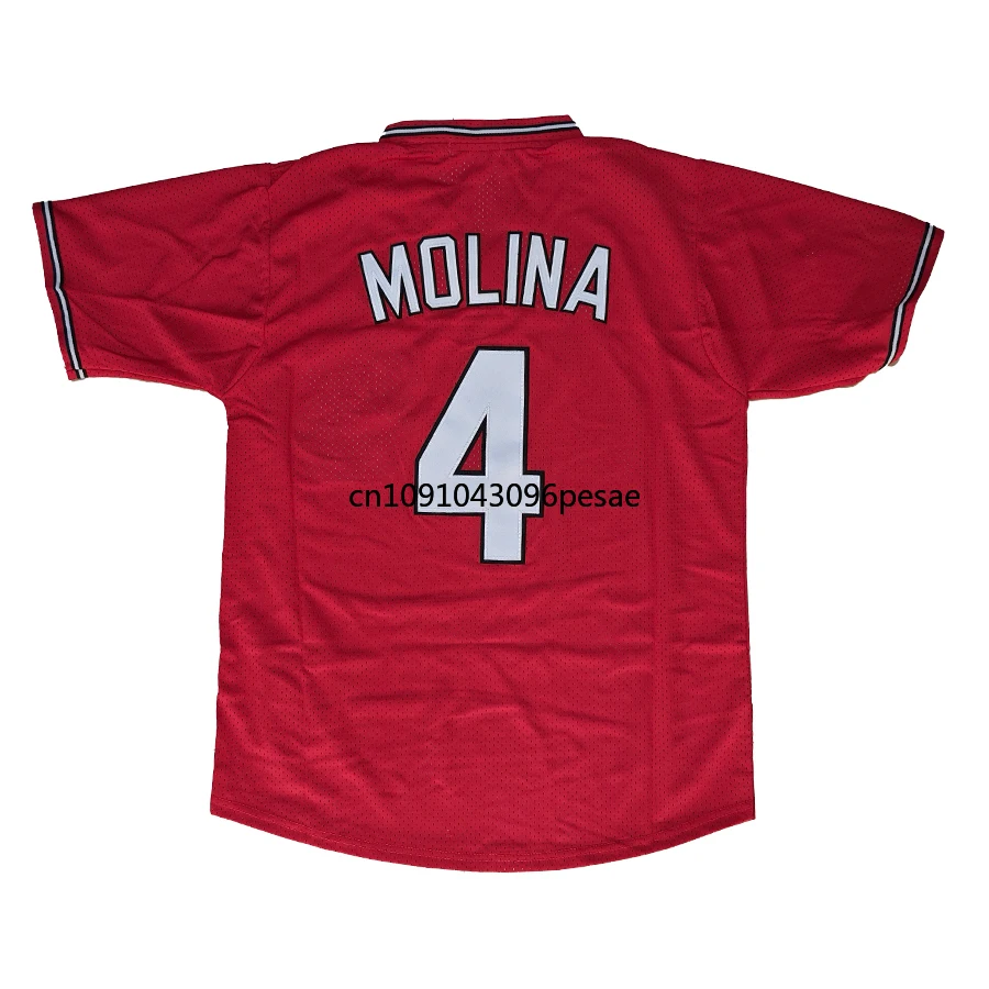 Yadier Molina Jersey America St. Louis Retro Baseball Jerseys 30 Orlando Cepeda Jersey 13 Chris Carpenter Jersey Us Mens M-3XL