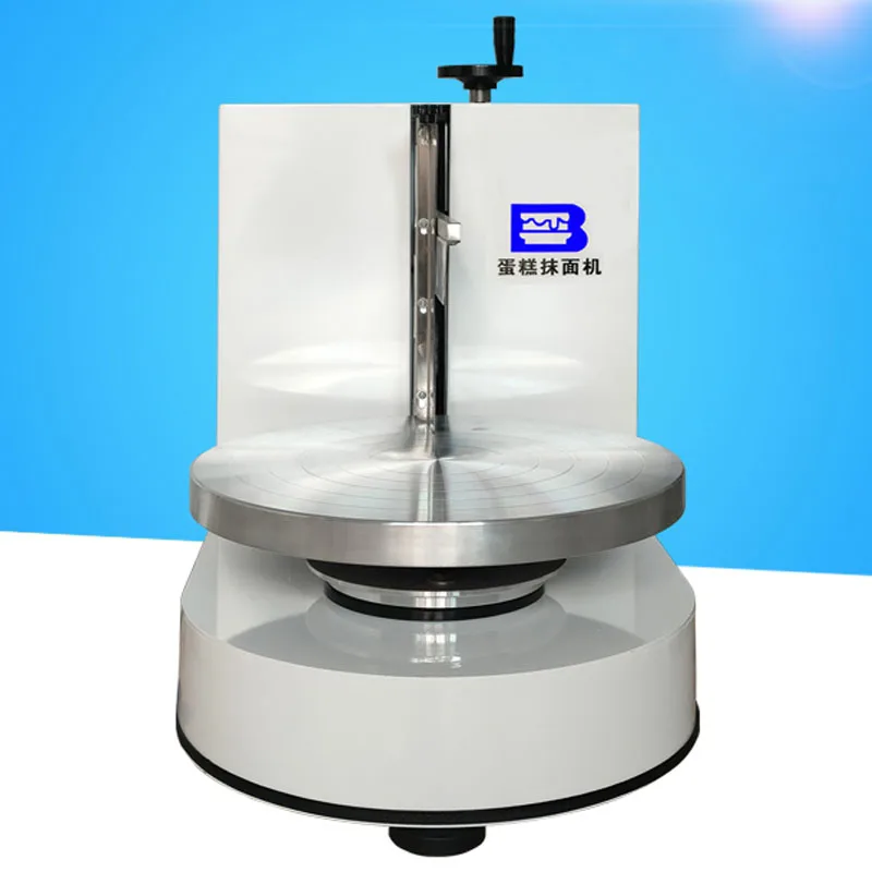 Commercial Birthday Cake Cream Coating Filling Machine Electric Fully Automatic 4-14 Inch Spreader Equipment