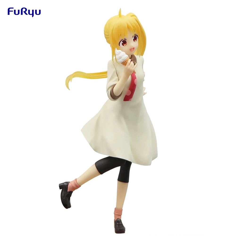 Original FuRyu Trio-Try-iT Bocchi the Rock! Ijichi Nijika Kawaii Action Anime Figure Pvc Model Collectible Toys 21Cm