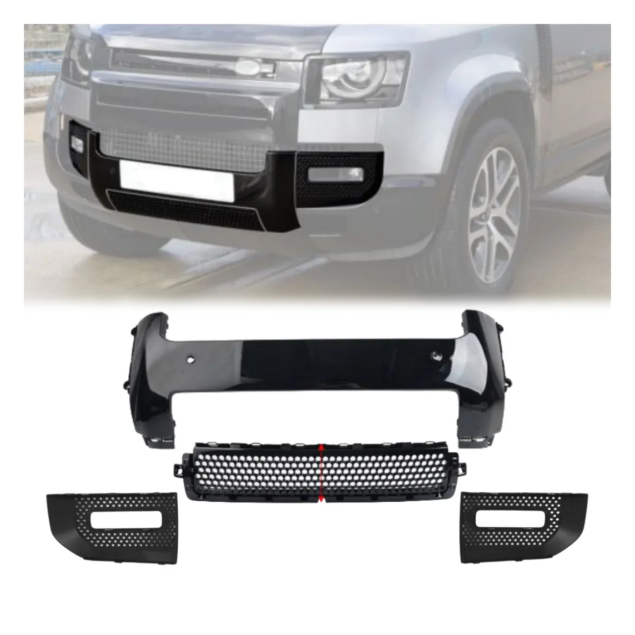 

Factory Sale Car Bumper Board Protector Trim Frame Car Bumper Panel Trim Frame For Land Rover Defender Auto Parts