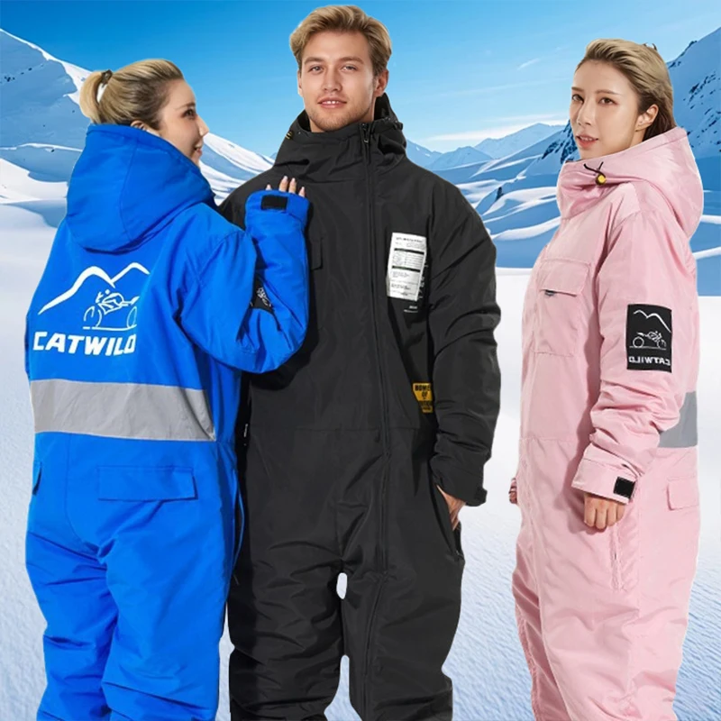 

Motorcycle Riding Clothing Winter Windproof Cold-Proof Warm Snowmobile Jackets Outdoor Men's and Women's Ski Fishing Clothes