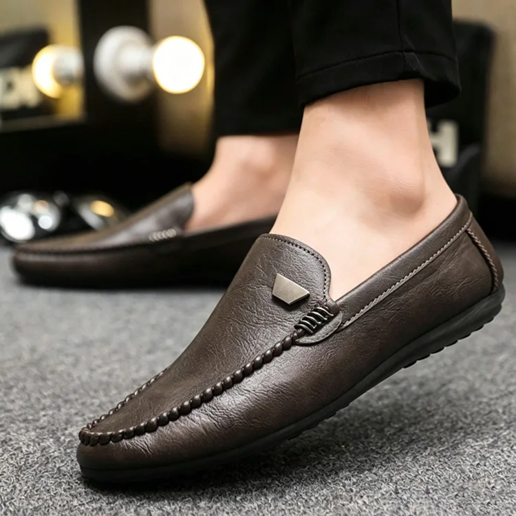 Frühling Herbst Herren Freizeitschuhe Weichsohlige Sneaker Slipper Herren Fahrschuhe – Detail 11
