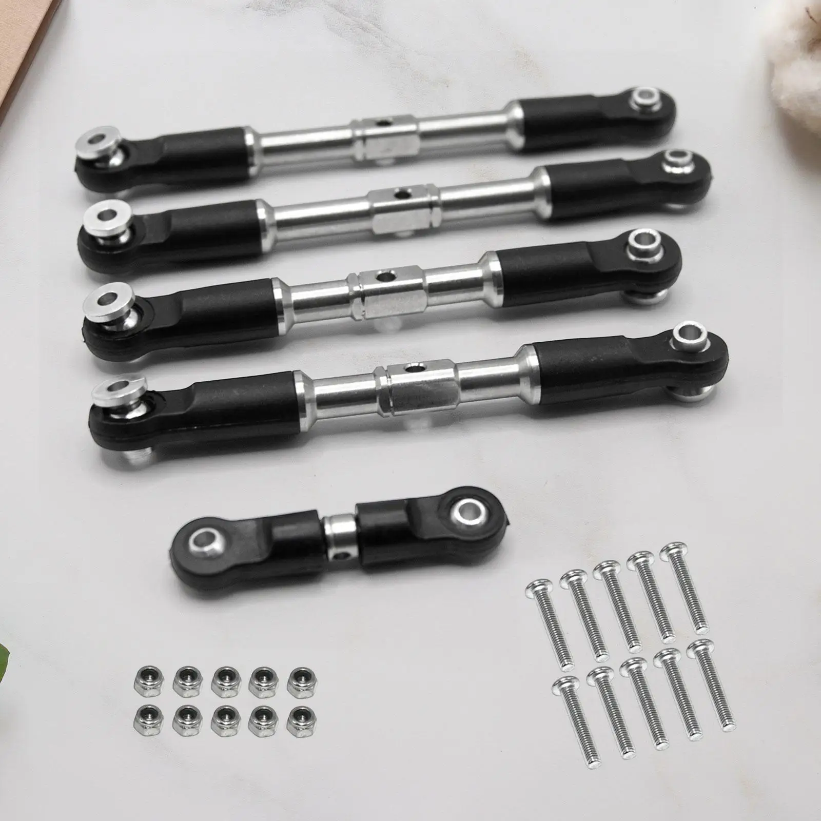 

5x рулевые тяги профессиональная замена регулируемой для 1/7 1/8 DIY
