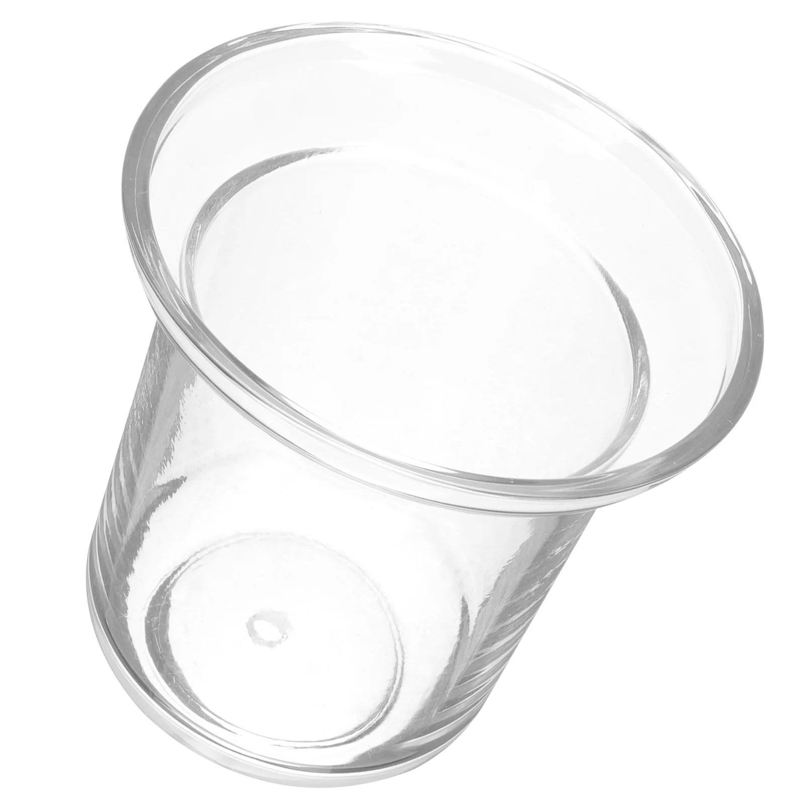 فرشاة المرحاض الاحترافية كوب زجاجي حامل شفاف قوي ملحقات تنظيف الحمام حاوية فرشاة المرحاض المنزلية شفافة #3