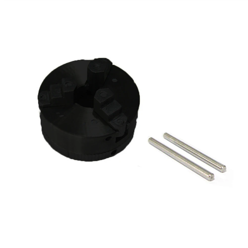 

Z011 Zinc Alloy 3 Jaw Lathe Chuck Self Centering for Wood Turning Tools Compatible with Electric Drills and Small Machine Tools