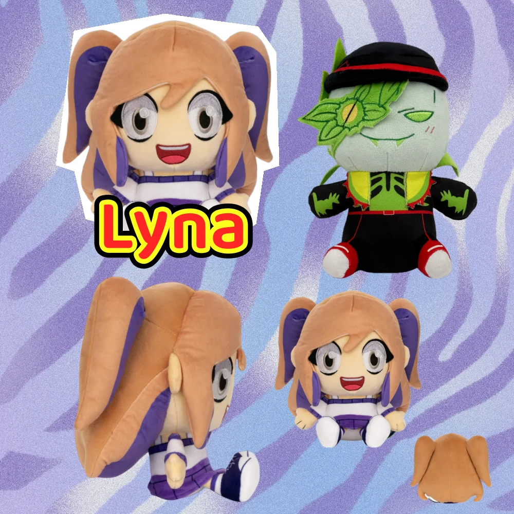 

Lyna плюшевая кукла аниме мягкая игрушка милый искусственный мех приятная коллекционная подушка для домашнего декора для детей фанатов подарок на Рождество и день рождения