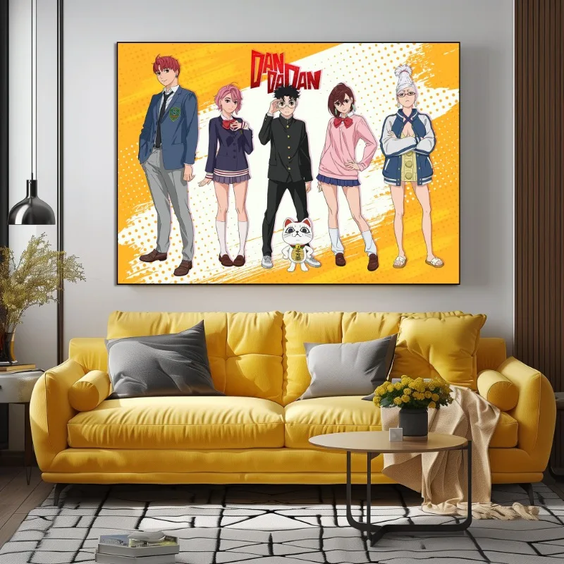 Anime D-Dandadan Ken Takakura P Poster Print Canvas Art Pictures Home for Living Room and Bedroom Wall Decor Frameless