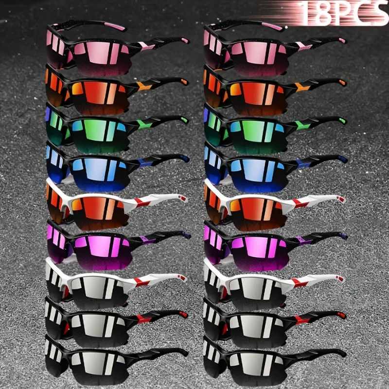 18pcs-unisex-vintage-oversized-half-frame-glasses-classic-retro-designer-style-eyewear-for-driving-men-women