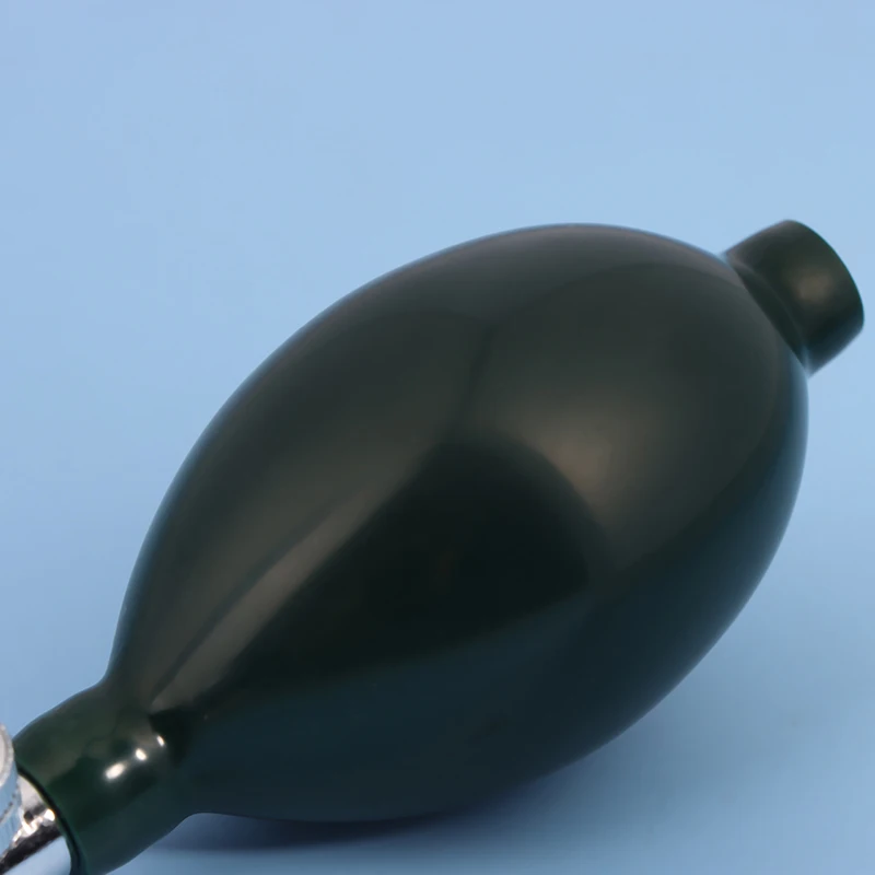Dunkelgrüne Aufblasbirne Luftpumpe für Blutdruckmessgerät Handgerät Gesundheitszubehör Ball Metallventile – Detail 8