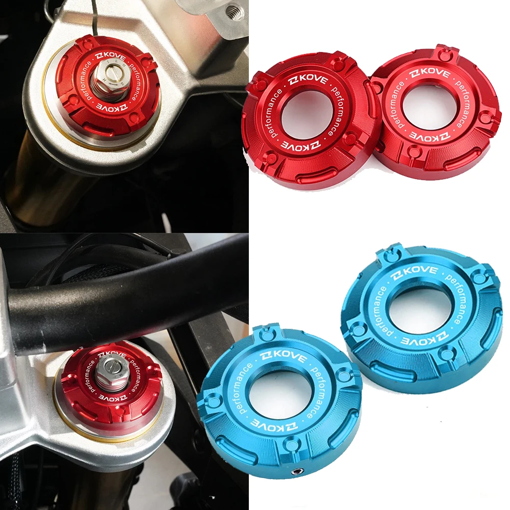 For KOVE 800X Pro Rally 625X 525X 2023 2024 2025 CNC Aluminum Motorcycle Front Shock Absorber Column Cap 800 X Pro Accessories
