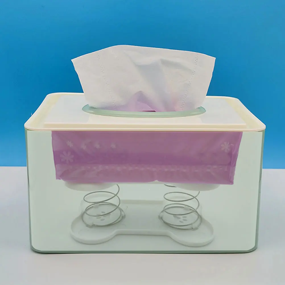 

3Pcs Spring Holder for Tissue Box Automatic Lifting Bracket Support Inner Lifter for Facial Paper Towel Dispenser Kitchen