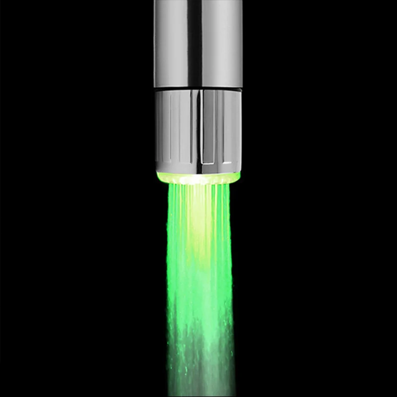 Luminous Changing 7 Colors LED Faucet Color Light Changing Blinking Temperature Control Water Faucet For Kitchen Faucet Filter L