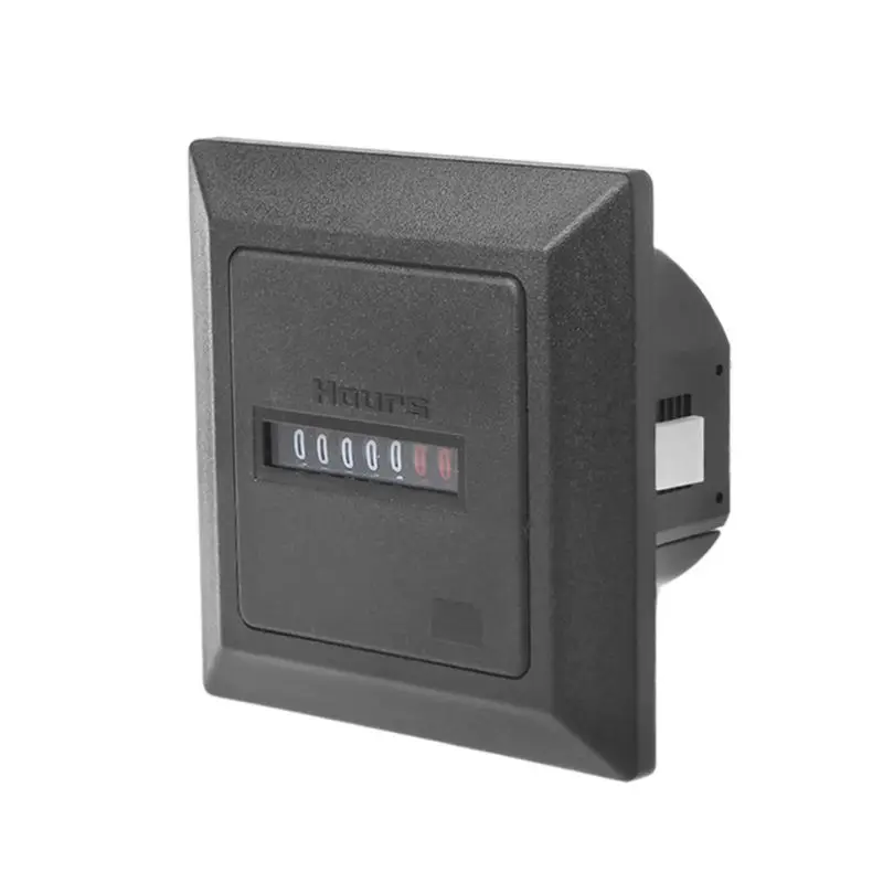 Accurate HM-1 Timer Square Counter Digital 0-99999.9 Hour Meter Hourmeter Gauge 0.3W AC220-240V / 50Hz