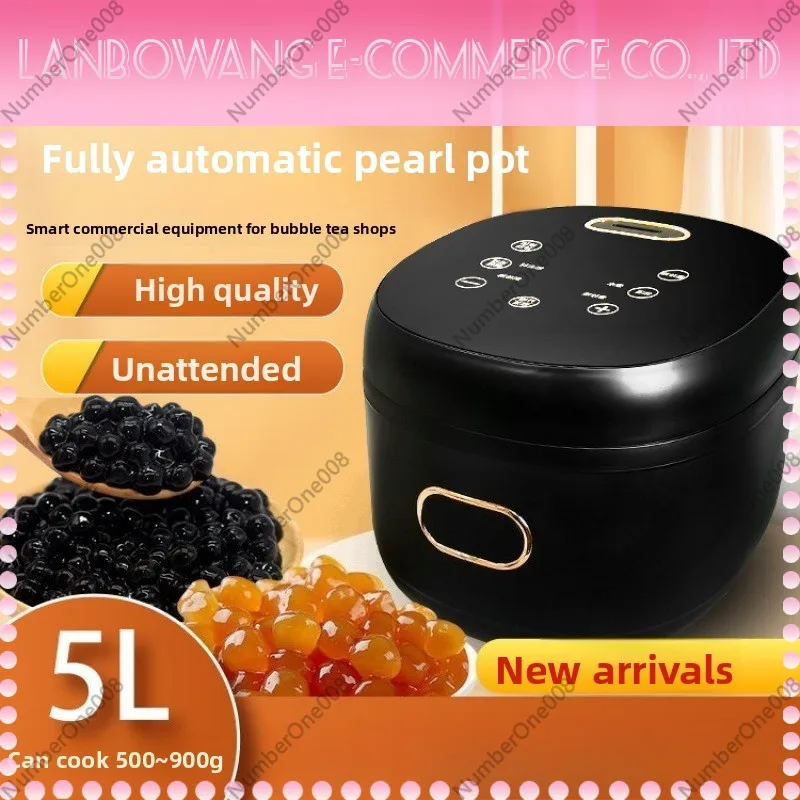 Automatic Pearl Pot Large Capacity Tapioca Pearl Cooker for Milk Tea Shop Kitchen Simmer Taro Ball Sago