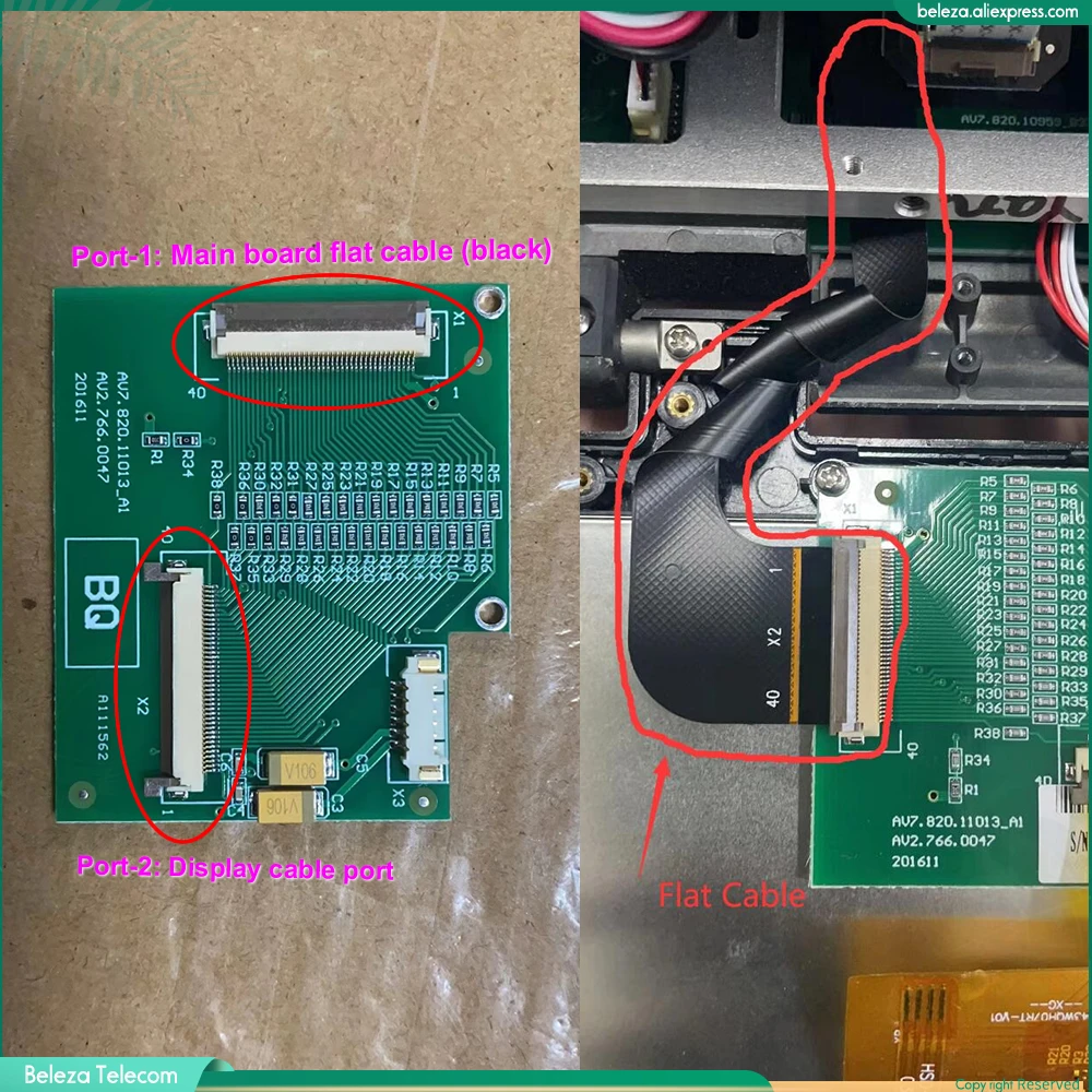 Splicer Part sell for Display of CeYear 6481B6 Fusion splicer fusion splicing machine 6-Motors spare part original Control Panel