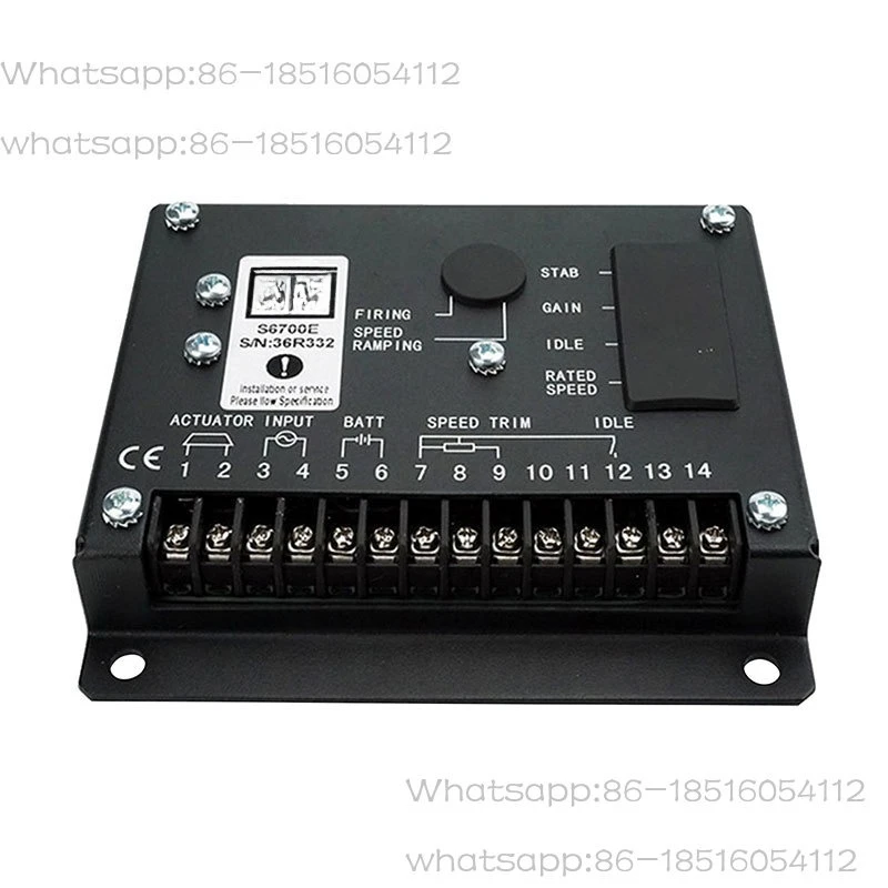 

24V S6700E Speed Control Unit Engine Governor Controller Compatible with Generator Genset