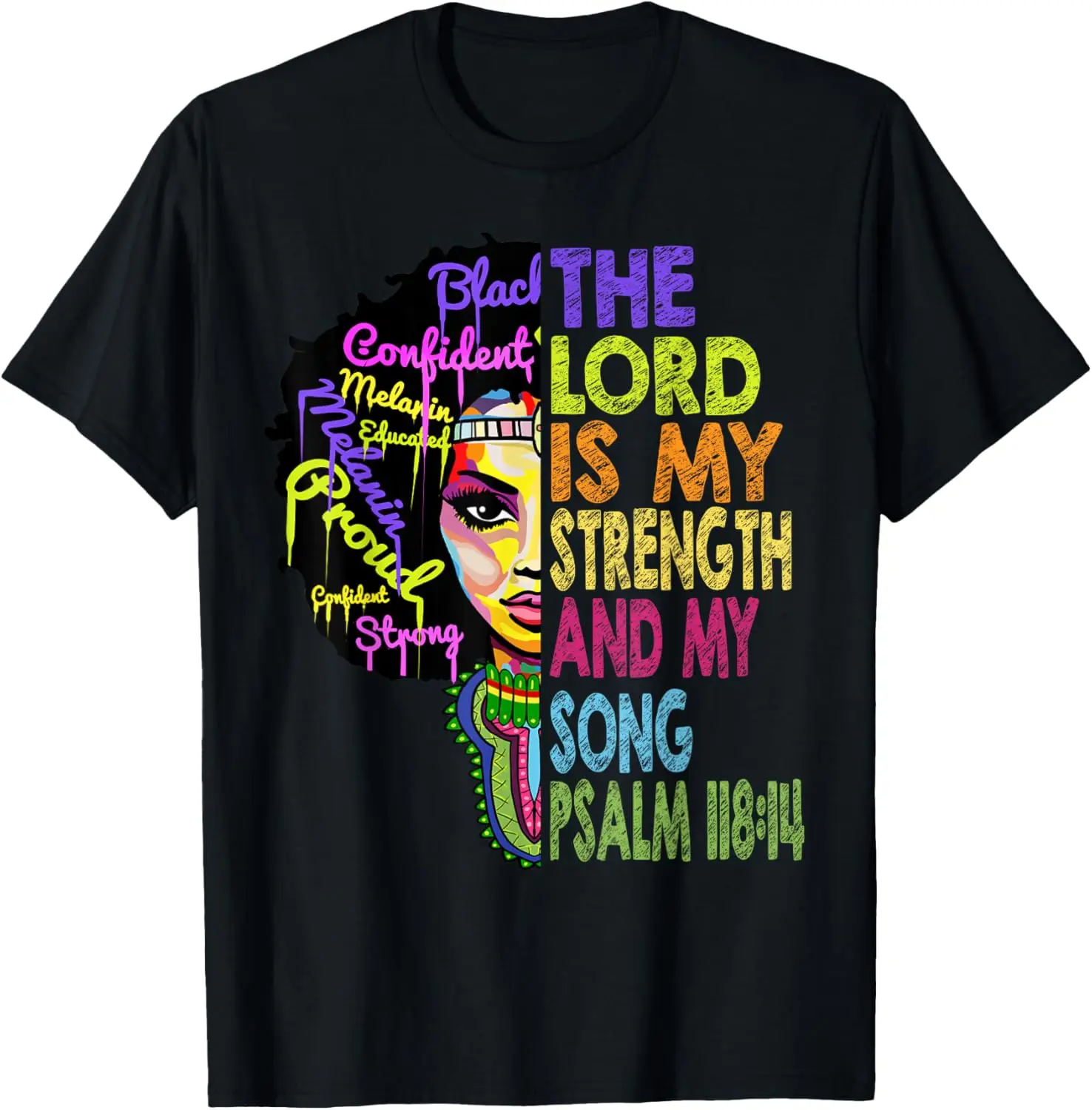 The Lord is My Strength and My Song African Christian Gifts T-Shirt