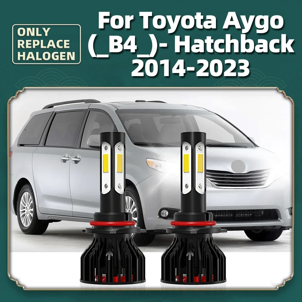 

Для Toyota Aygo (_B4_) - Hatchback 2014 2015 2016 2017-2023 турбофары 12 В светодиодные фары 20000LM 9012 HIR2 90 Вт 6000 К лампы