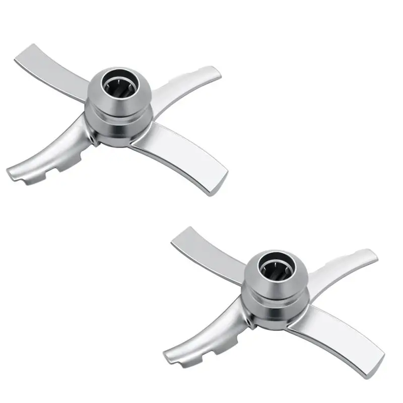 Limited Edition 2PCS Replacement Paddle Blade For Ninja Creami NC300 Series , Mixing Blade Paddle NC301, CN305A, CN301CO Silver