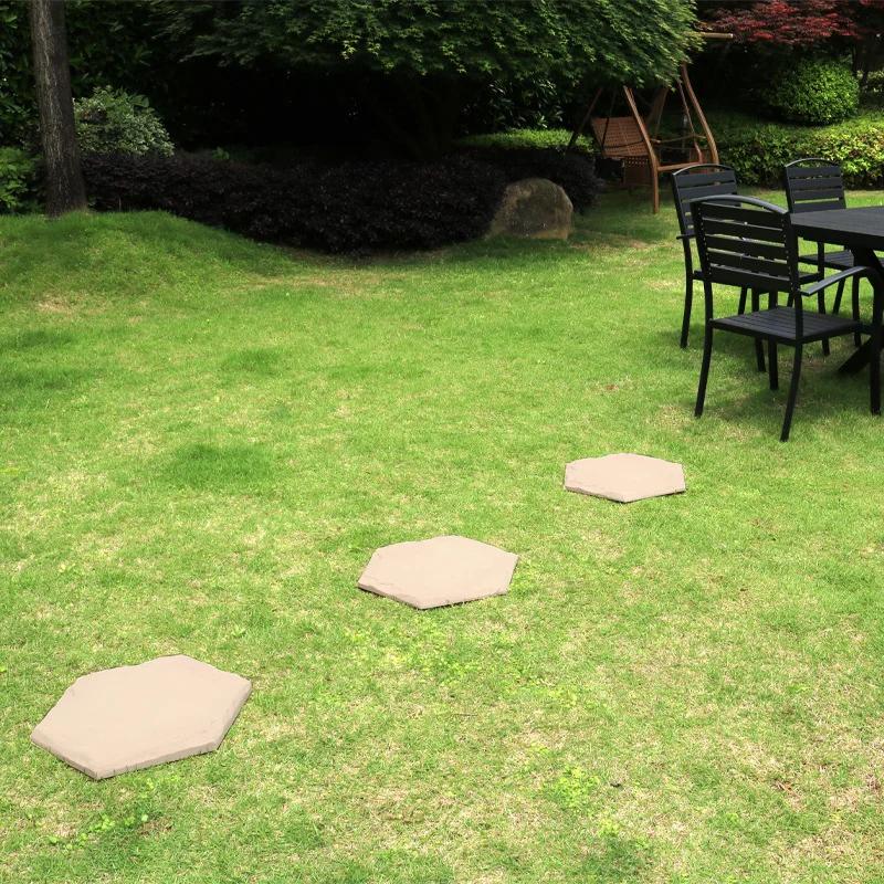 حصيرة يخطو الحديقة، حجر يخطو الحديقة، ديكور الحديقة الخارجية، نسيج الحجر المقلد، حجر متدرج شخصي، خارج