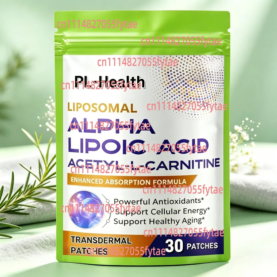 30 Patches Alpha Lipoic Acid Transdermal Patches with Acetyl-L-Carnitine - Support Bladder Cleanse, Urinary Tract Health