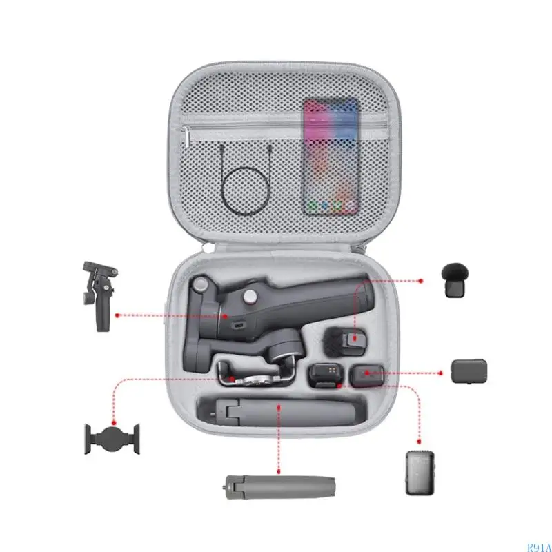 

R91A Carrying Bag Travel Storage Case Handbag for Mobile 7/7 Handheld Stabilizers