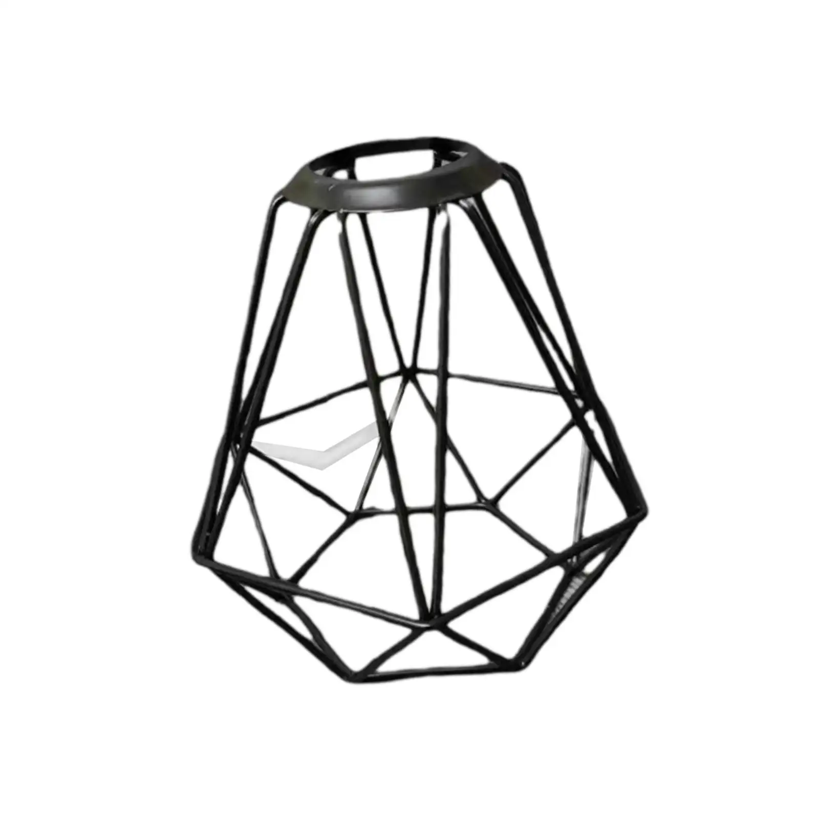 Metal Pendant Light Shades Chandelier Light Cover Protective Bulb Cage Guard for Home Bathroom Bedside Lamp Hallway Decoration