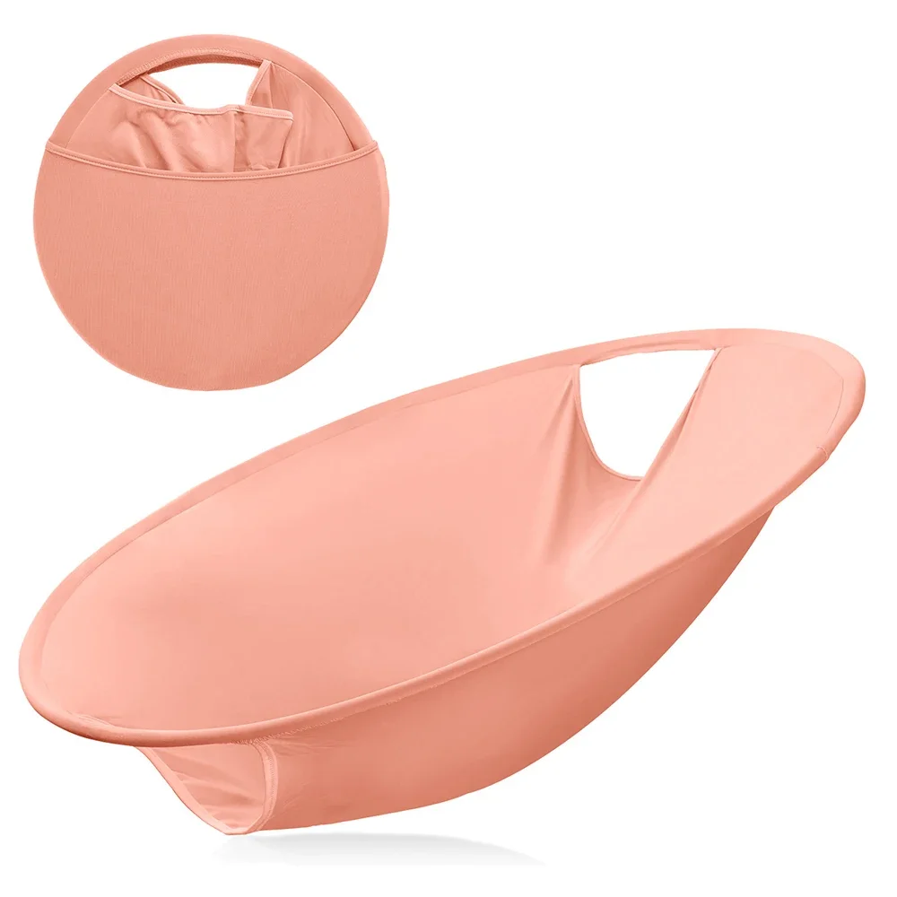 Portable Foldable Dirty Clothes Storage Basket Laundry Hamper Pop Up Mesh Travel Home Collapsible Durable