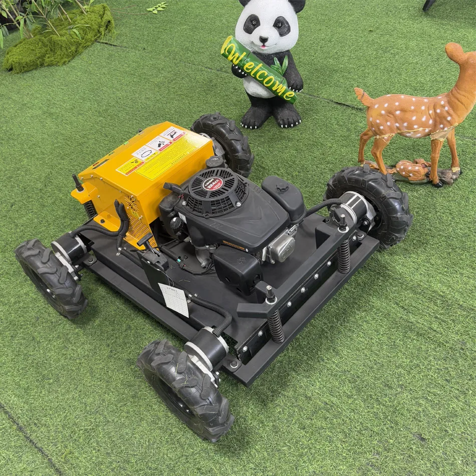 

Customize a lawn mower that can quickly cut weeds, stop wasting time and manpower manually trimming slope areas