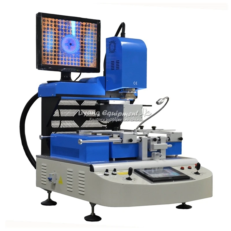 Industrial Semi-automatic BGA Rework Station -G880 3 Zones BGA Soldering Station Hot Air Align for Big Chipsets Motherboards