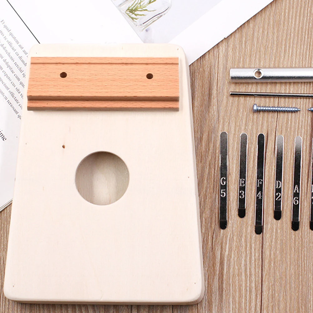 

2 Pcs Kalimba Pillow Solid Wood Bridge for DIY Thumb Piano Tool Replacement Accessory Component